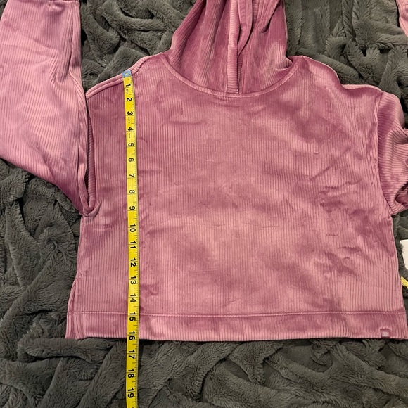 NWT Athleta Girl Kozy Rib Hoodie Size L/(12) - Picture 14 of 15